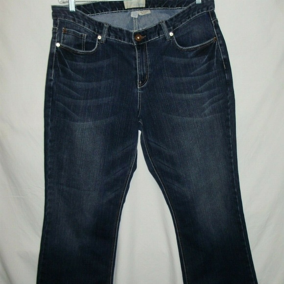 Maurices Denim - Maurices Womens Jeans Size 18 Orchid Boot Blue